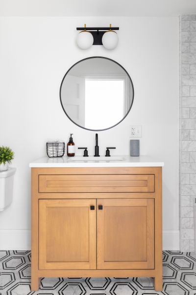 Custom Vanity Installation in Stephenville